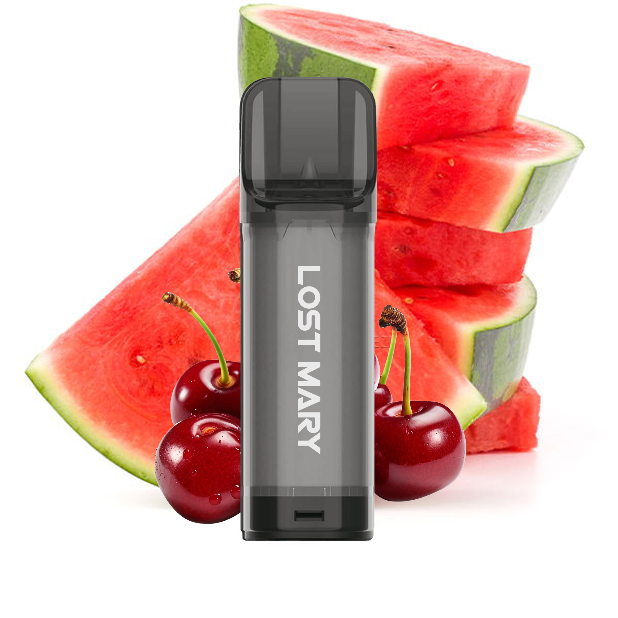 Elfbar Lost Mary Tappo Pod – Watermelon Cherry – 2er Set – 20 mg Nikotin – 600 Züge