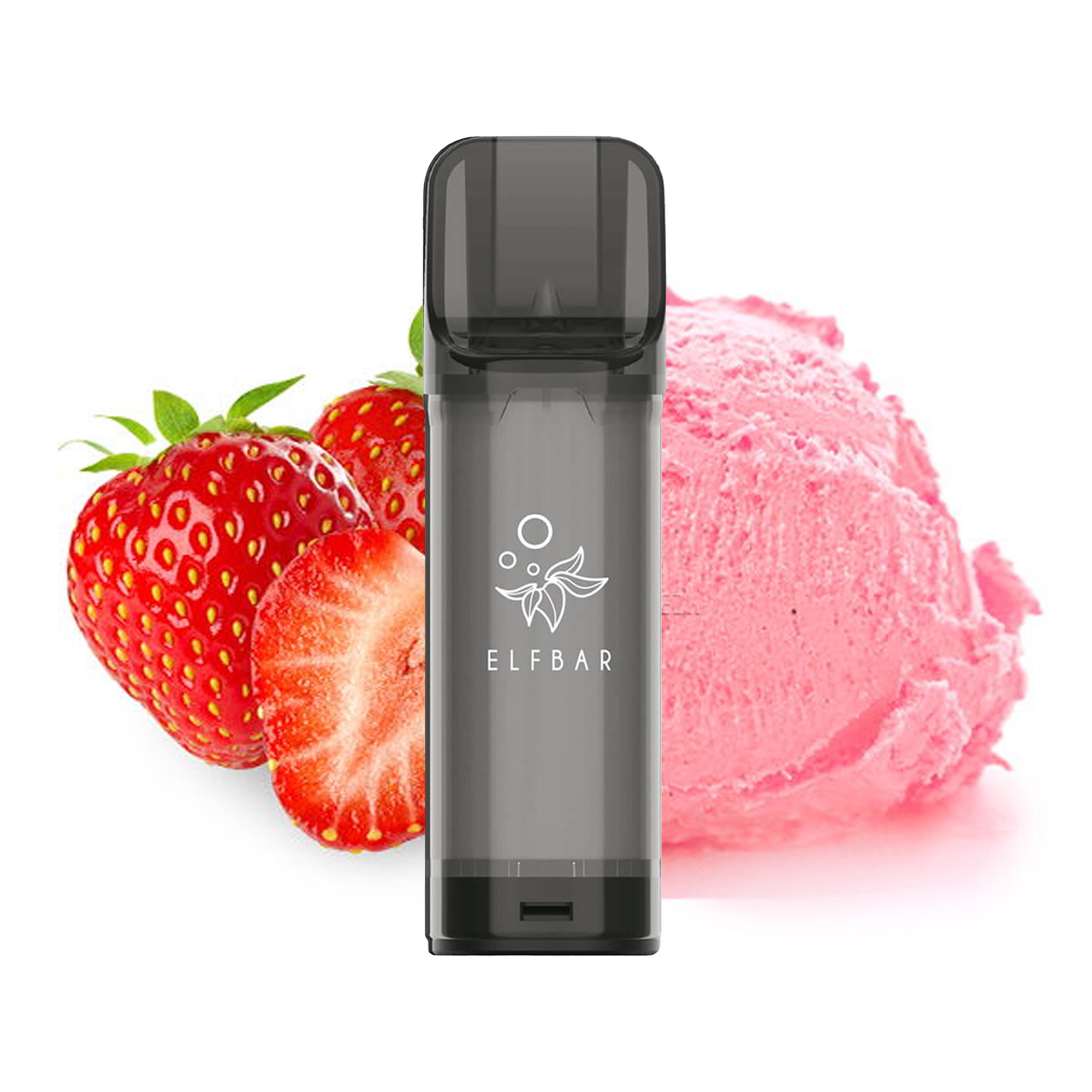 Elfbar ELFA Pod – Strawberry Ice Cream – 2er Set – 20 mg Nikotin – 600 Züge