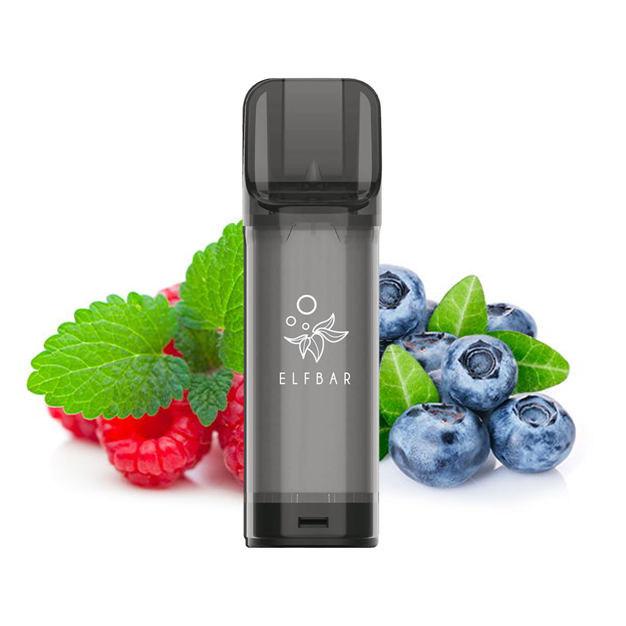 Elfbar ELFA Pod – Blueberry Sour Raspberry – 2er Set – 20 mg Nikotin – 600 Züge