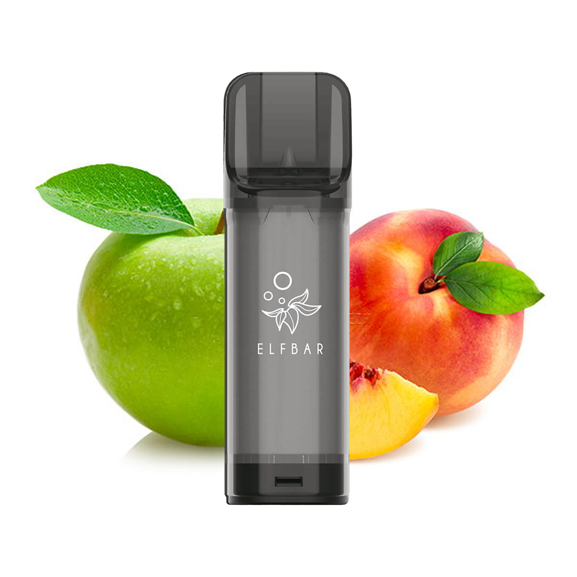 Elfbar ELFA Pod – Apple Peach – 2er Set – 20 mg Nikotin – 600 Züge