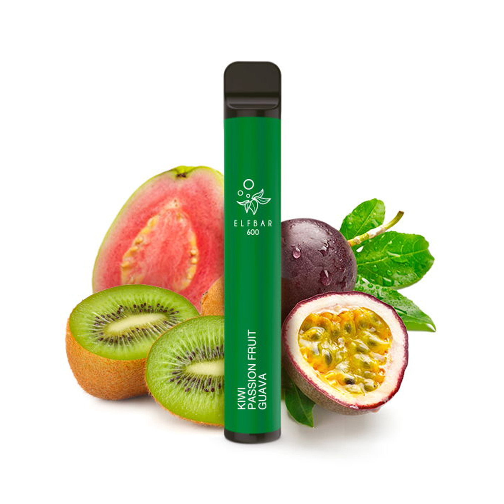 Elfbar 600 Vape – Kiwi Passion Fruit Guava – 20 mg Nikotin – 600 Züge – Einweg E-Zigarette